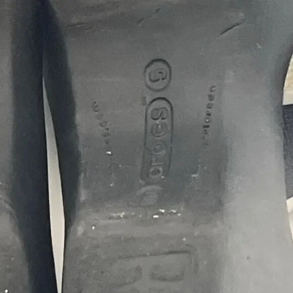 Crocs Women's Black Gray Madeira Wedge Comfort Slip‎ On Slide Sandals Size 5 - Picture 9 of 9